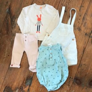 Baby girl 6months bundle. Brands Hema, Zara, cadet rouselle.